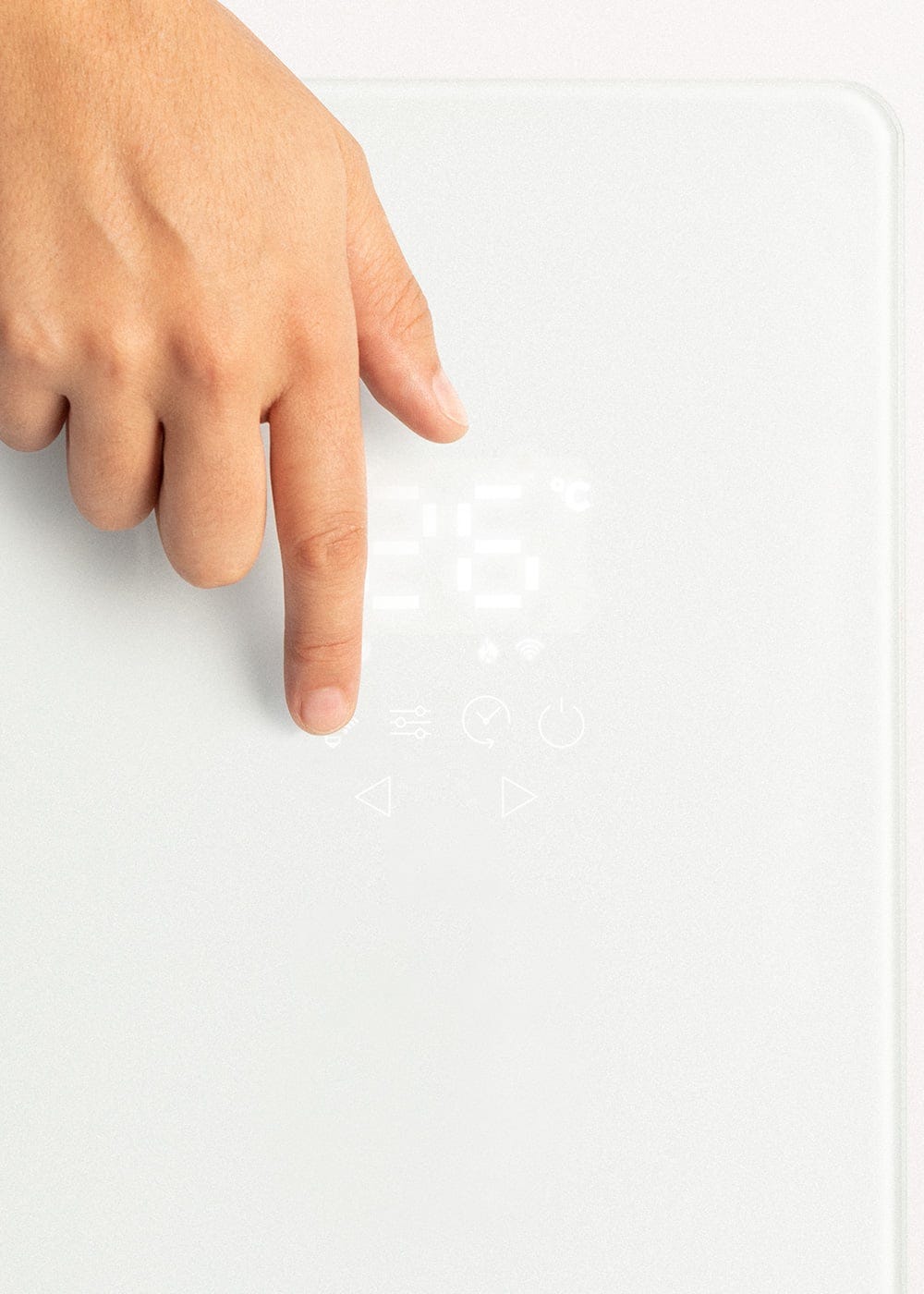 CREATE - WARM CRYSTAL 1500W - Convector elétrico de vidro com Wifi - 5