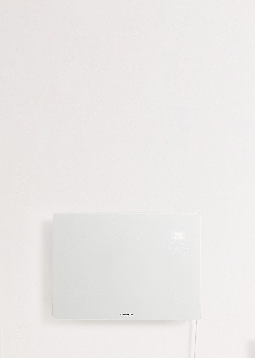 CREATE - WARM CRYSTAL 1500W - Convector elétrico de vidro com Wifi - 8