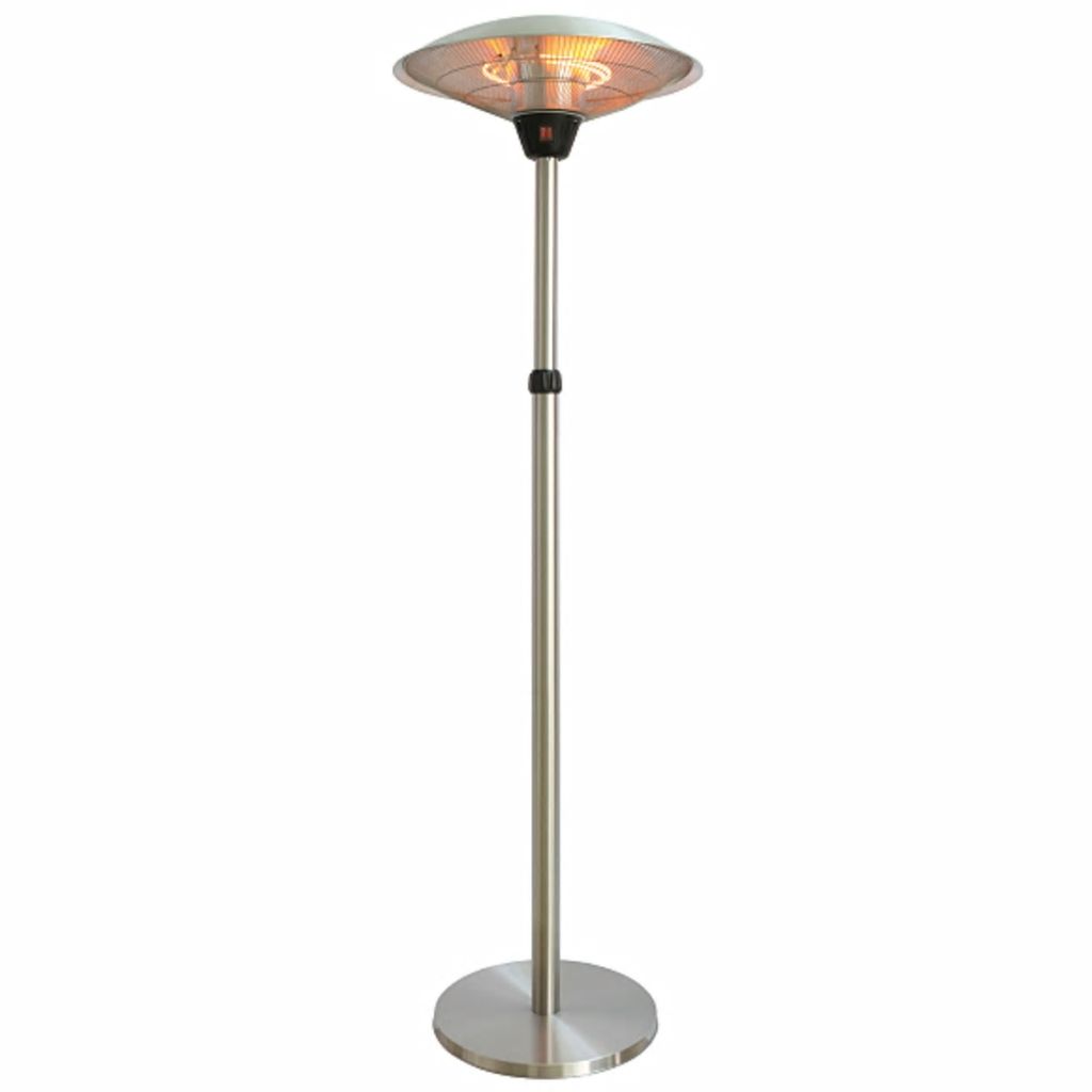 Aquecedor elétrico Qlima PEP2021E para ambientes internos e externos, cinza, 2100 W, halógeno. - 3