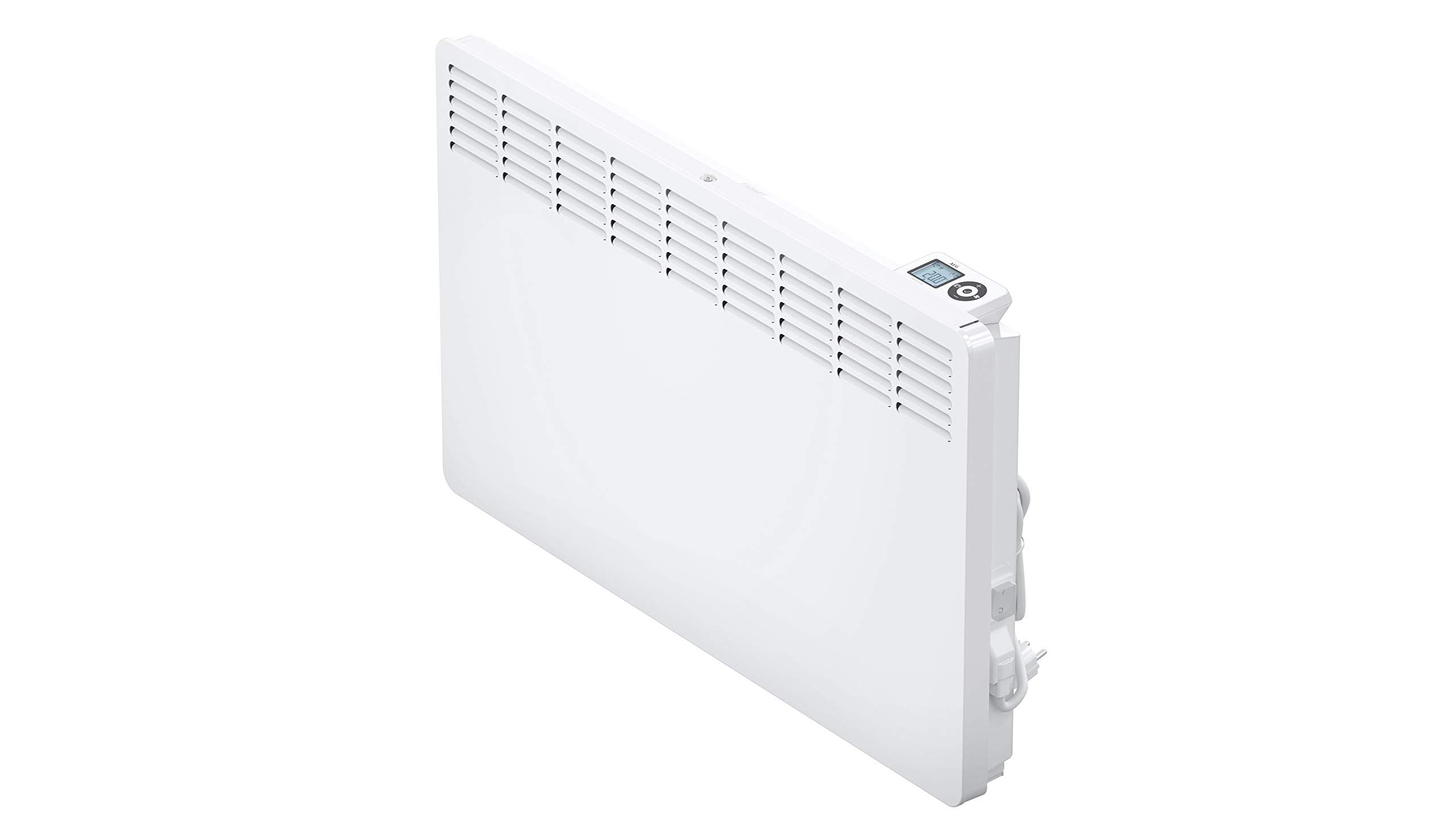 AEG casa Technik 236535 parete Termoconvettore WKL 2005 per circa 20 m², Riscaldamento 2000 W, 5 – 30 gradi C, da appendere a parete, Display LCD, - 1