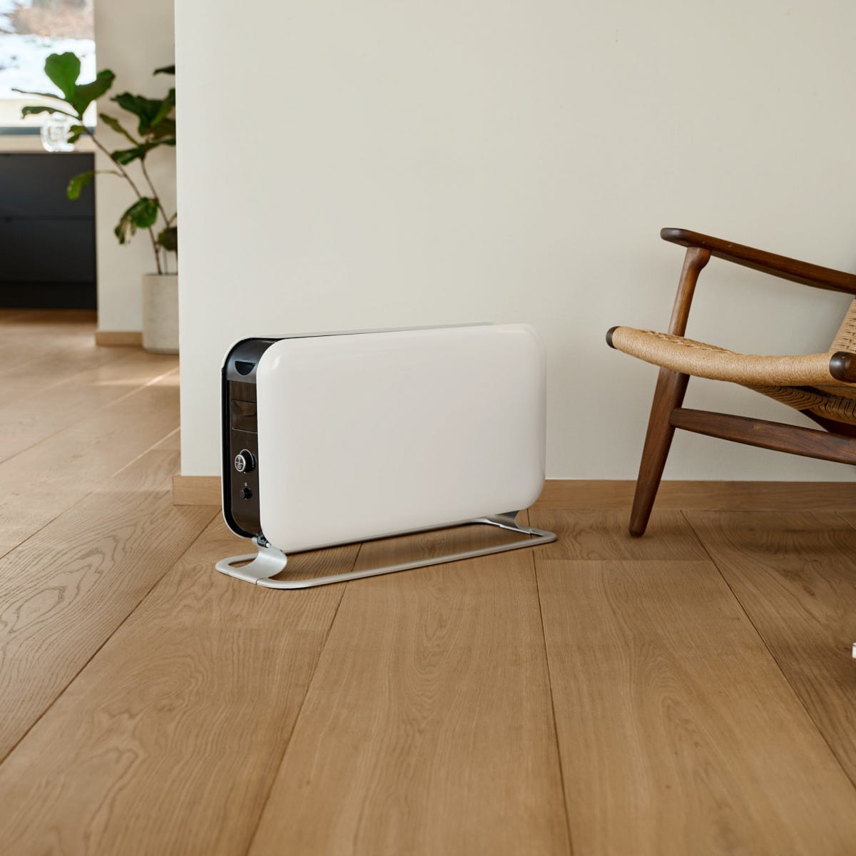 Moinho CO2200LEDMAX Convector eléctrico portátil com termóstato LED 2200W, Branco - 2