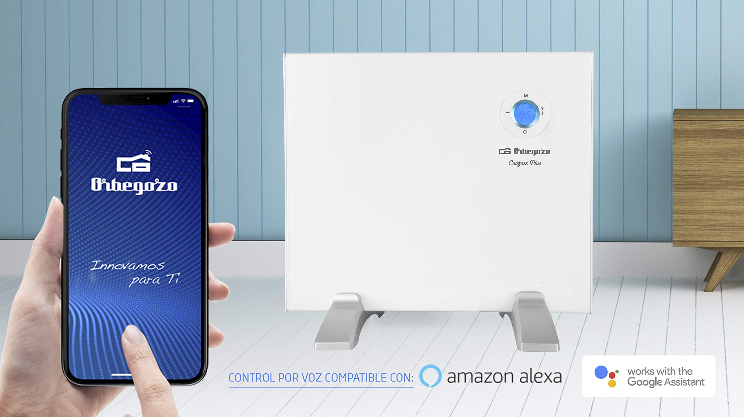Painel de aquecimento radiante Orbegozo rew 500/ 500w/ wifi - 7