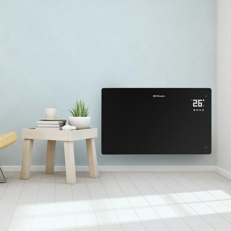 Painel Radiante Wi-Fi Orbegozo de Vidro Preto de 2000 W. Temperatura de 5 a 50 °C, Aplicativo Inteligente, Design Moderno - 5