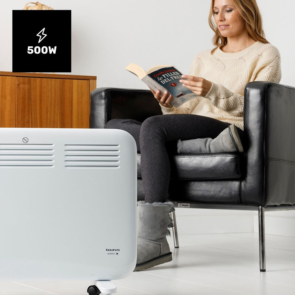 Taurus - Convector | CHTA 500W | Ideal para casas de banho | Montagem na parede ou com rodas | IP24 | Ecrã digital | Programador semanal - 3
