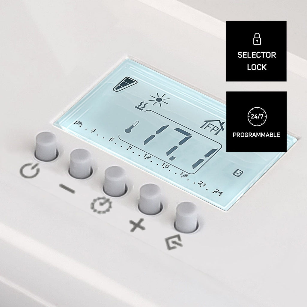 Emissor térmico programável TAURUS Paradiso Ceramic 1500W com tela LCD retroiluminada - 4