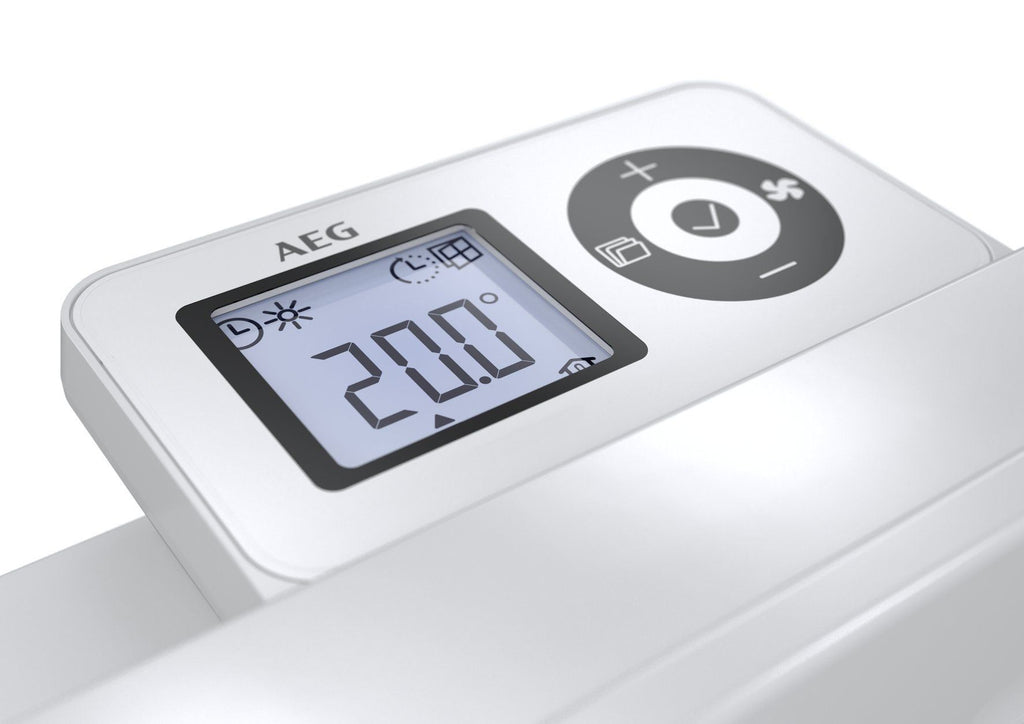 AEG casa Technik 236535 parete Termoconvettore WKL 2005 per circa 20 m², Riscaldamento 2000 W, 5 – 30 gradi C, da appendere a parete, Display LCD, - 3